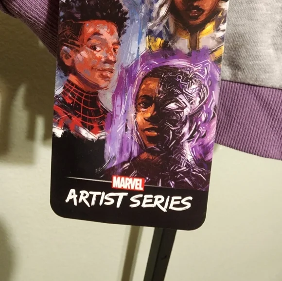 NWT Boys Marvel Wakanda Forever Sweatshirt. Size 2T. Gray - Picture 4 of 4